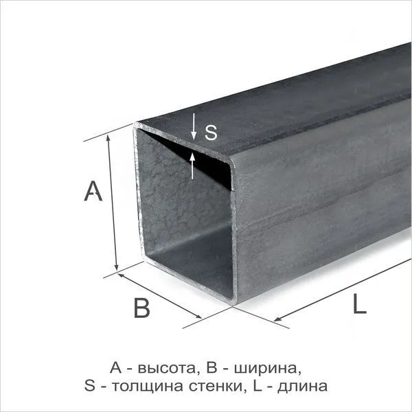 Труба профильная 100х100х6 Ст3пс ГОСТ 30245-2003 - 4