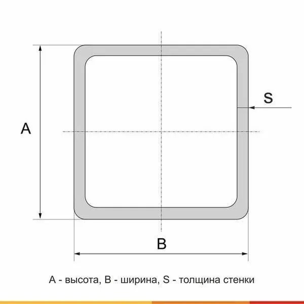 Труба профильная 160х160х6 Ст3пс ГОСТ 30245-2003 - 4